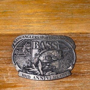 VINTAGE 1988 ZEBCO Brass Belt BUCKLE...33rd Anniversary...Limited Edition!!
